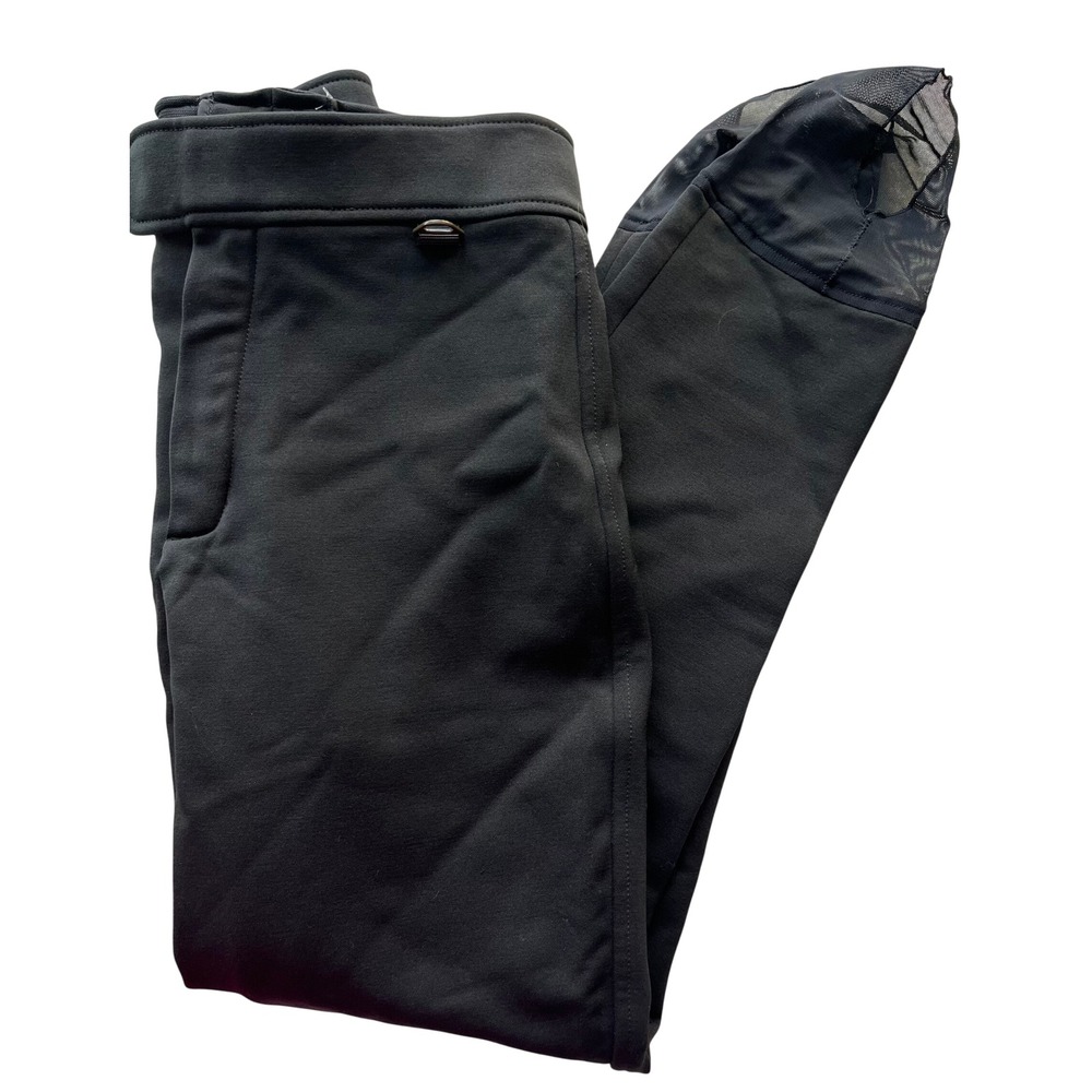Schoeller Switzerland Ski Pants Black Stirrup Mesh Detail Womens Performance 8‎